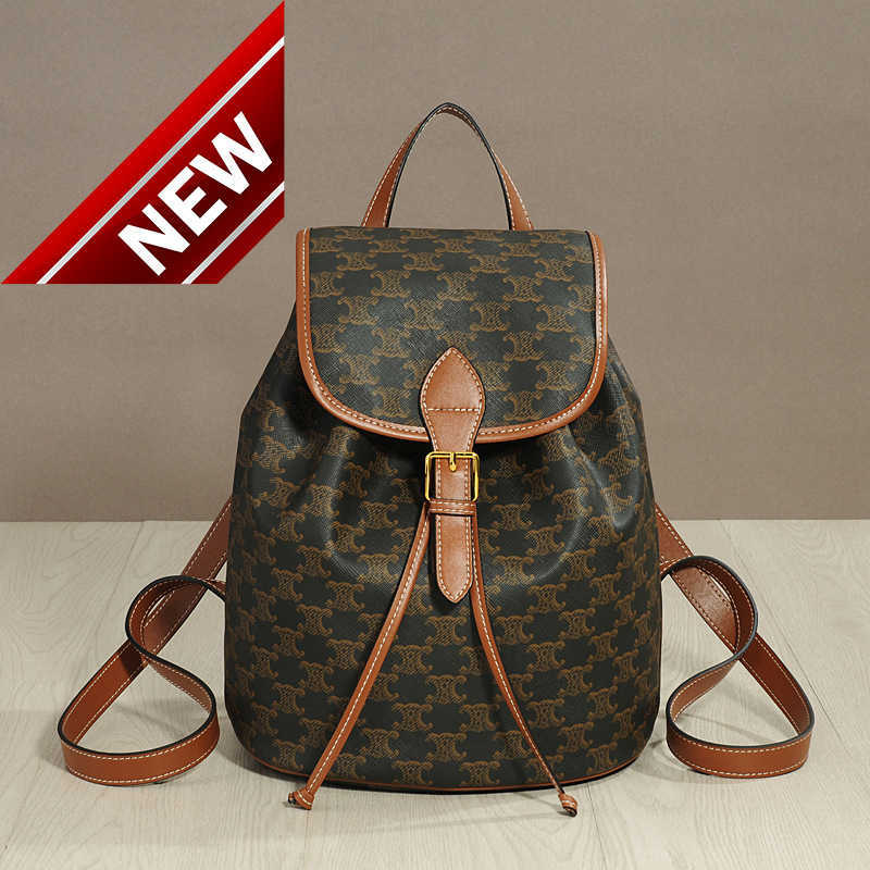 Women's Designer Bags Triumphal Arch Cowhide Old Flower Mini Small Backpack Girl Academy Style 2023 Fashion Bag New Factory Direct Sales, Coffee small 18cm
Women's Designer Bags Triumphal Arch Cowhide Old Flower Mini Small Backpack Girl Academy Style 2023 Fashion Bag New Factory Direct Sales, Coffee small 18cm