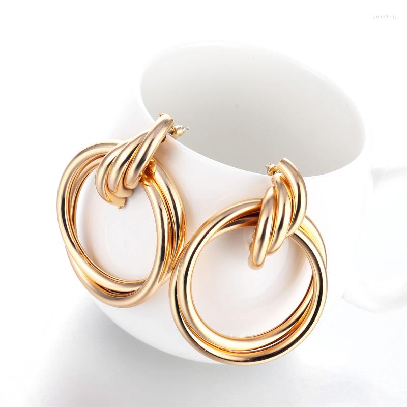 Hoop Earrings Alloy Circular Round Multilayer Wrapped Around The Women's Jewelry Commemorative Birthday Gift
Hoop Earrings Alloy Circular Round Multilayer Wrapped Around The Women's Jewelry Commemorative Birthday Gift