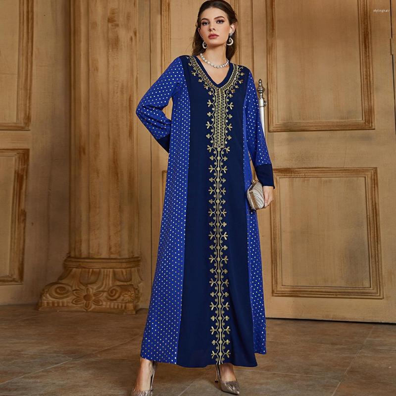 Ethnic Clothing Wepbel Djellaba Eid Abaya Muslim Dress Women Arab Long Robe Caftan Embroidered High-End Bronzing Printed Islamic
Ethnic Clothing Wepbel Djellaba Eid Abaya Muslim Dress Women Arab Long Robe Caftan Embroidered High-End Bronzing Printed Islamic