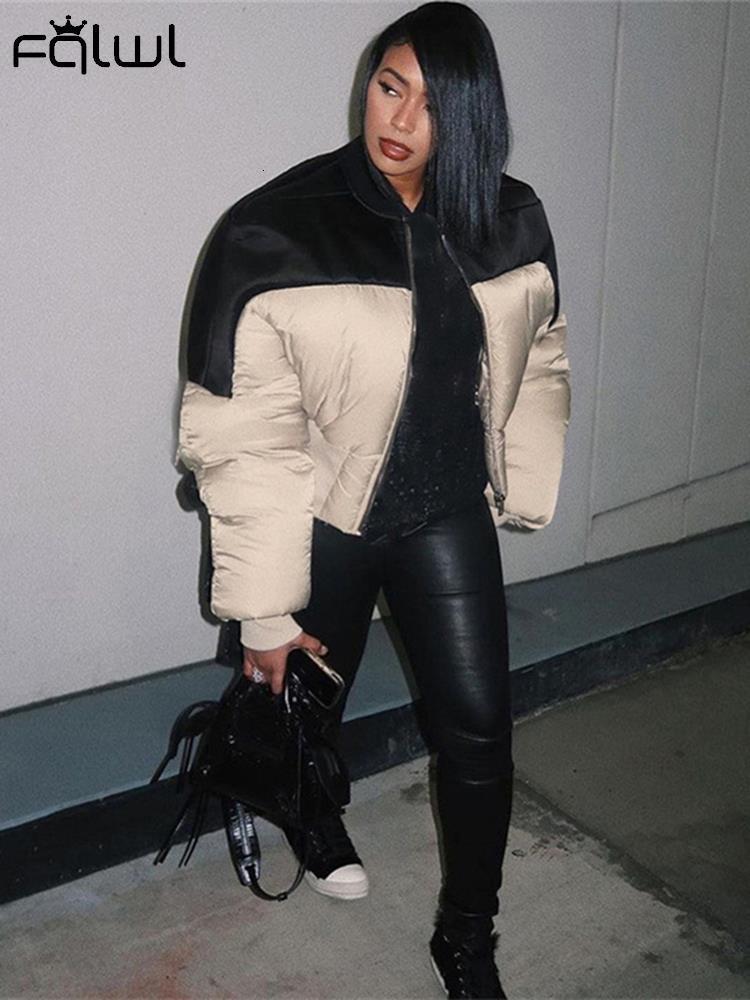 Women Down Parkas FQLWL Winter Streetwear Coats Puffer Jackets For Women Long Sleeve Patchwork Bubble Casual Black Female 221206
Women Down Parkas FQLWL Winter Streetwear Coats Puffer Jackets For Women Long Sleeve Patchwork Bubble Casual Black Female 221206