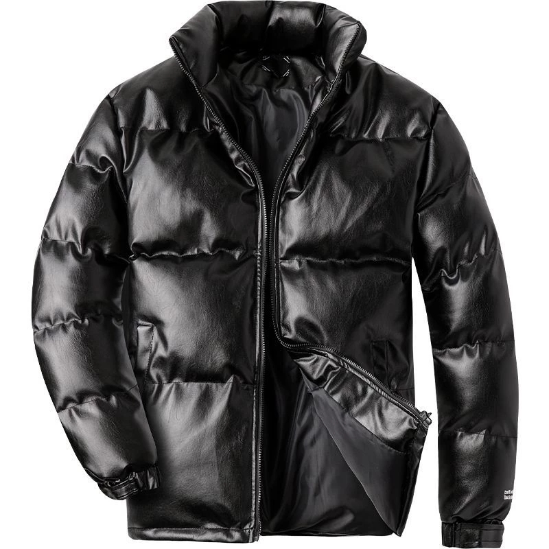 Men's Down Parkas Men PU Leather Oversize Fashion Autumn Winter Mens Jackets Loose Puffer Warm Padded Cotton Coats Male Waterproof Overcoat 221207, Black
Men's Down Parkas Men PU Leather Oversize Fashion Autumn Winter Mens Jackets Loose Puffer Warm Padded Cotton Coats Male Waterproof Overcoat 221207, Black