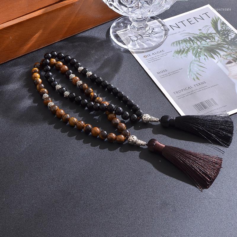 Strand 8mm/10mm Black Onyx Yellow Tiger Eye Islamic Muslim Tasbih 33 Prayer Beads Bracelet Men And Women Rosary Natural Stone Jewelry
Strand 8mm/10mm Black Onyx Yellow Tiger Eye Islamic Muslim Tasbih 33 Prayer Beads Bracelet Men And Women Rosary Natural Stone Jewelry