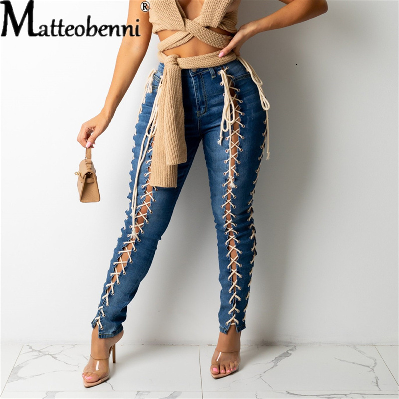 Women Jeans Sexy side Lace Up Blue Ripped Hollow Skinny Indie Street Women Push Butt Bandage Distressed Denim Pencil Pant 221206
Women Jeans Sexy side Lace Up Blue Ripped Hollow Skinny Indie Street Women Push Butt Bandage Distressed Denim Pencil Pant 221206