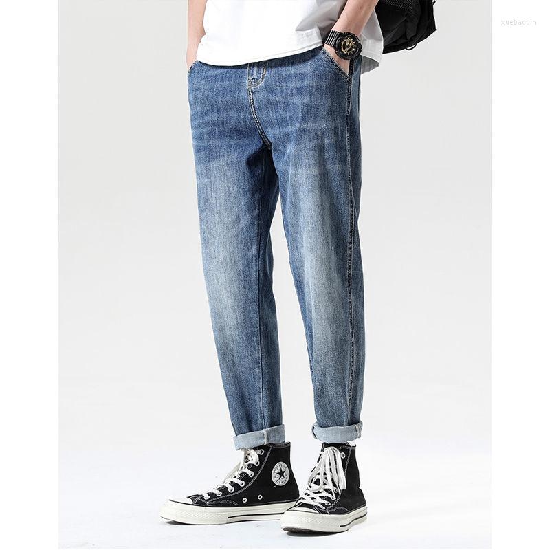 Men's Jeans Summer Thin Men's Loose Straight Casual Stretch Crop Slim-Fit Korean Men Pants Light Blue Black Trousers Male, Dark black
Men's Jeans Summer Thin Men's Loose Straight Casual Stretch Crop Slim-Fit Korean Men Pants Light Blue Black Trousers Male, Dark black