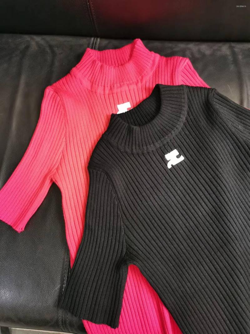 Women' Sweaters Fashion Classic Trendy Luxury Designer Cloth Embroidery Slim Half High Collar Underlay Knitwear Women Top T-Shirt Kint, Black
Women' Sweaters Fashion Classic Trendy Luxury Designer Cloth Embroidery Slim Half High Collar Underlay Knitwear Women Top T-Shirt Kint, Black