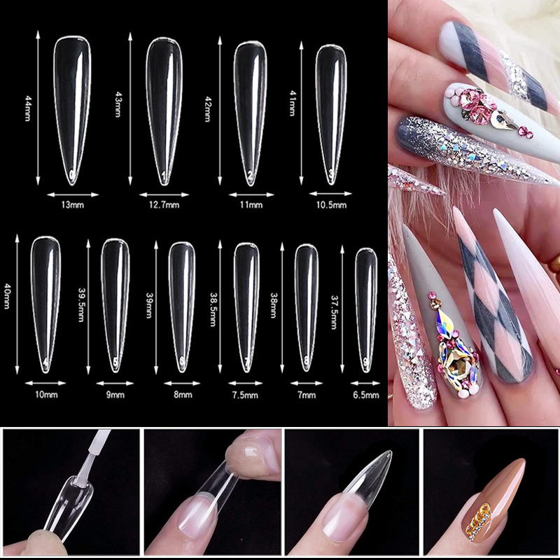 Nail Practice Display 500 Pcsbag Long Stiletto Tips XXl Sharp False 10 Sizes Acrylic Fake s DIY Manicure Salon Tools 221206
Nail Practice Display 500 Pcsbag Long Stiletto Tips XXl Sharp False 10 Sizes Acrylic Fake s DIY Manicure Salon Tools 221206