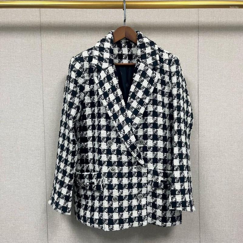 Women' Suits Women Plaid Long Sleeve Blazer Office Ladies Elegant Winter Warm Clothes Top, Ct19967
Women' Suits Women Plaid Long Sleeve Blazer Office Ladies Elegant Winter Warm Clothes Top, Ct19967