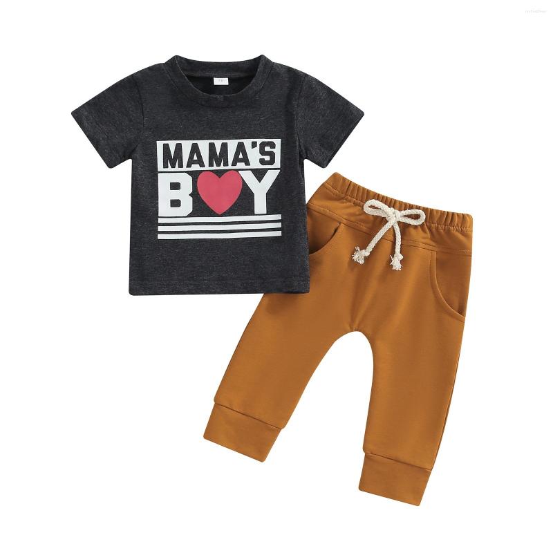 Clothing Sets Infant Baby Two Piece Set Toddler Lettering Short Sleeve T-shirt Tops Elastic Drawstring Waist Pants, Picture shown
Clothing Sets Infant Baby Two Piece Set Toddler Lettering Short Sleeve T-shirt Tops Elastic Drawstring Waist Pants, Picture shown