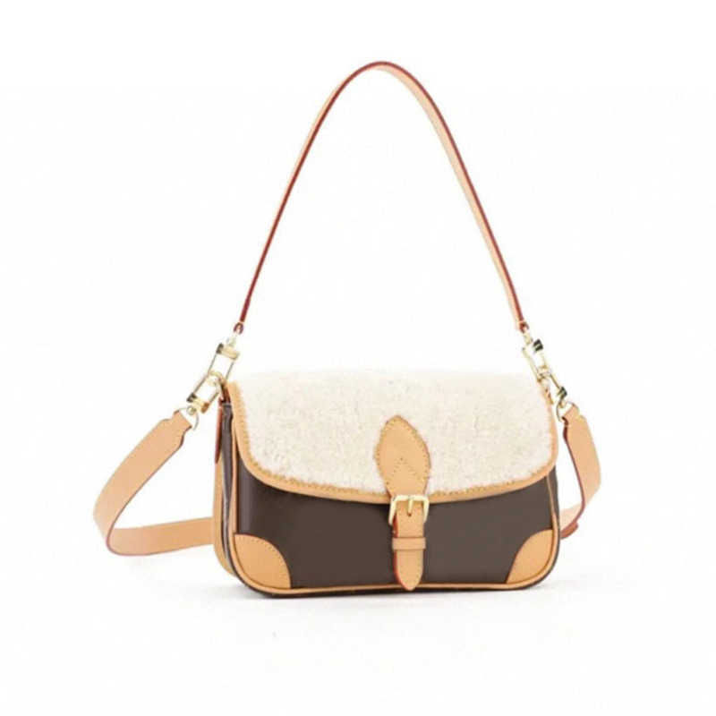 Shoulder Bags Suede Corduroy Women's Female Crossbody Purse Shearling designer Fur Soft Envelope Handbag Classic Letter Print Removable Leather, Brown
Shoulder Bags Suede Corduroy Women's Female Crossbody Purse Shearling designer Fur Soft Envelope Handbag Classic Letter Print Removable Leather, Brown