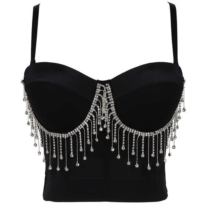 Wind belly dance performance bra sexy tassel chain small sling solid color steel ring shaping slim bra, Silver on white
Wind belly dance performance bra sexy tassel chain small sling solid color steel ring shaping slim bra, Silver on white