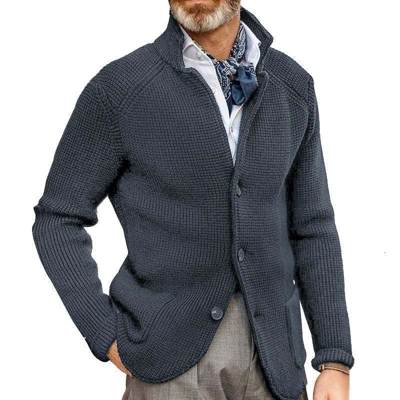 Men's Jackets Winter Retro Knitted Jacket Long Sleeve Coat Coats Clothing 221206