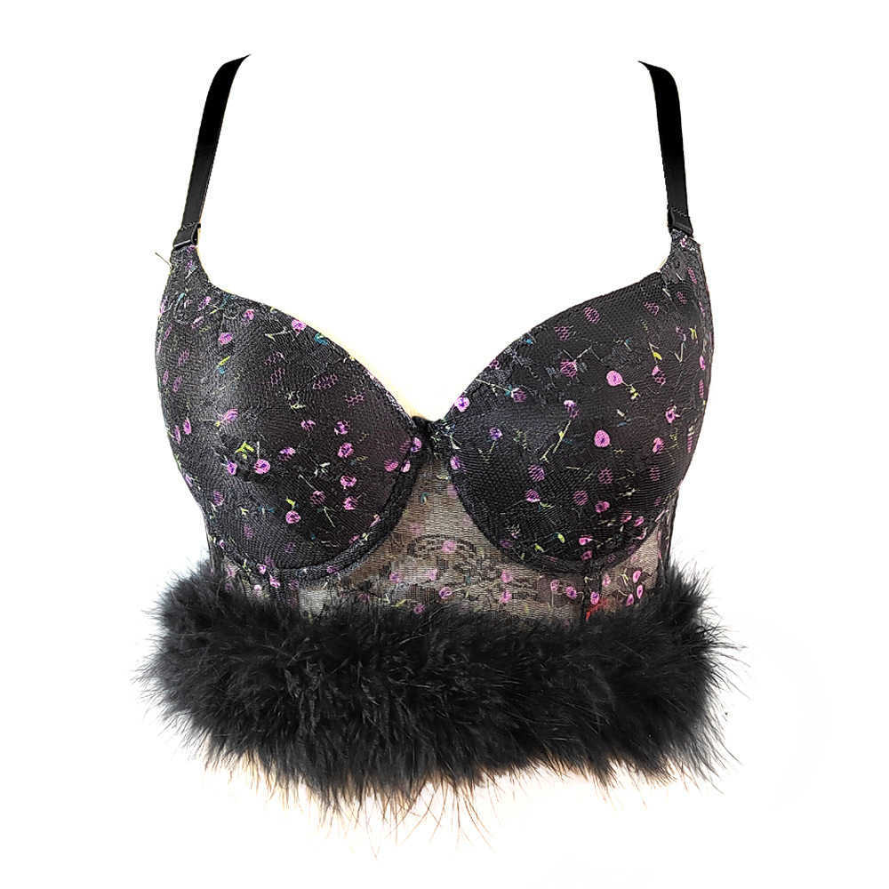 Wearing small suspenders in waistcoat style floral fragmentary ultra short style pure desire nightclub dancing strapless, Black6
Wearing small suspenders in waistcoat style floral fragmentary ultra short style pure desire nightclub dancing strapless, Black6