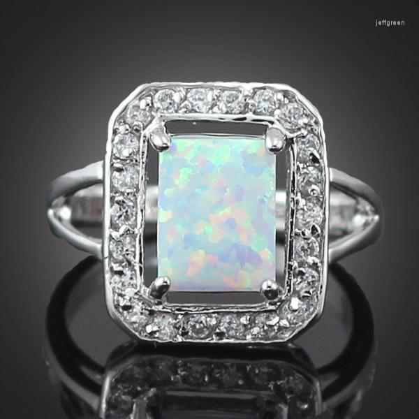 Wedding Rings Wholesale Restail Shininge Princess White Fire Opal CZ Silver Plated For Women 88W
Wedding Rings Wholesale Restail Shininge Princess White Fire Opal CZ Silver Plated For Women 88W