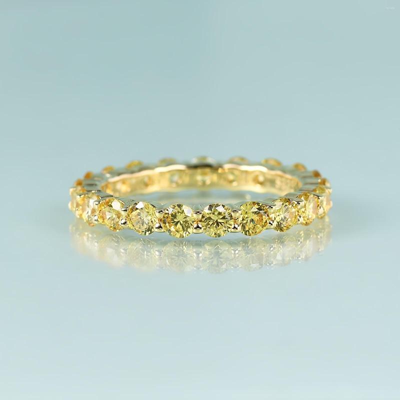 Cluster Rings GEM'S BEAUTY 14K Gold Filling Sterling Silver Eternity Round Dark Golden Diamond Infinity For Women Anniversary Gift
Cluster Rings GEM'S BEAUTY 14K Gold Filling Sterling Silver Eternity Round Dark Golden Diamond Infinity For Women Anniversary Gift