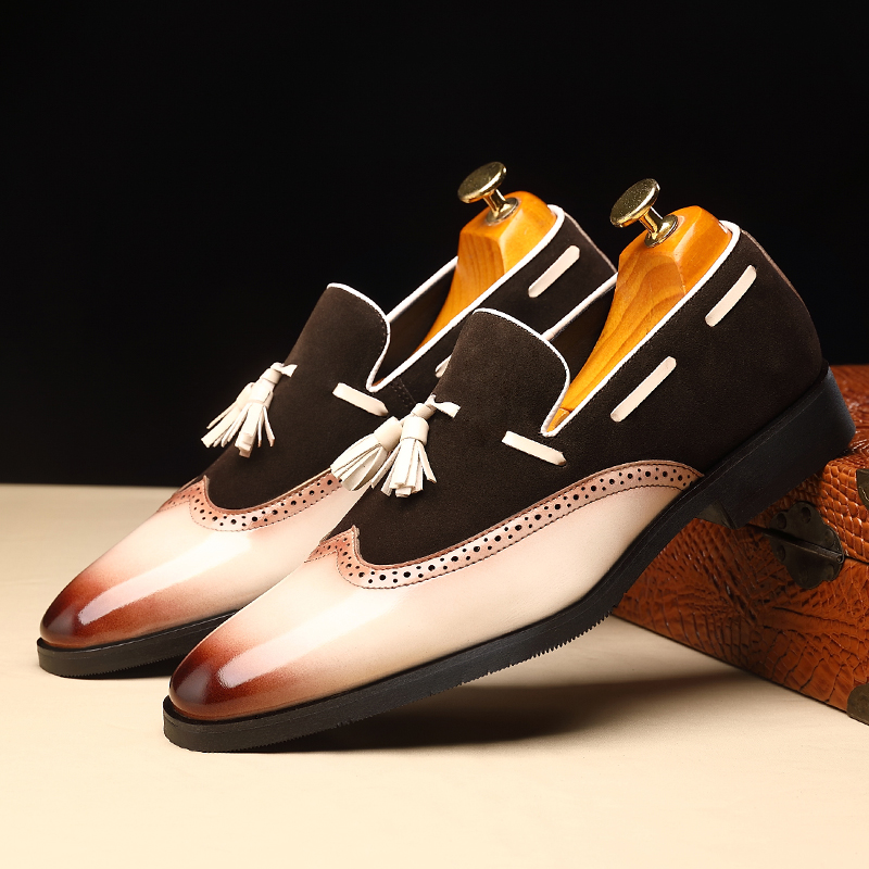luxury Designer British Gentleman shoes Tassels Patchwork Slip On Oxford Shoes Moccasins Wedding Prom Homecoming Footwear Zapatos Hombre, Red
luxury Designer British Gentleman shoes Tassels Patchwork Slip On Oxford Shoes Moccasins Wedding Prom Homecoming Footwear Zapatos Hombre, Red