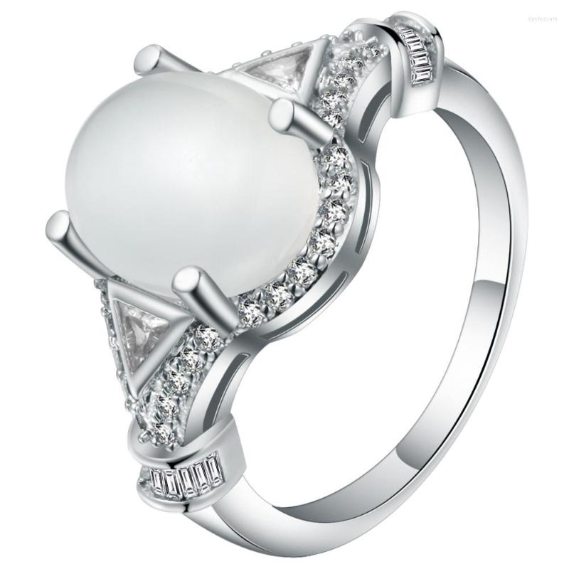 Wedding Rings Luxury Opal Rhinestone Ring Female White Gold Beautiful Bands Engagement For Women's Jewelry Micro Pave Zircon
Wedding Rings Luxury Opal Rhinestone Ring Female White Gold Beautiful Bands Engagement For Women's Jewelry Micro Pave Zircon