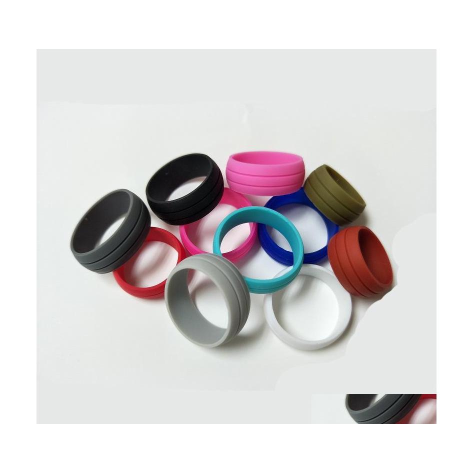 Band Rings 612 Size Sile Ring Unisex Men Women Wedding Environmental Punk Style Party Jewelry Drop Delivery Dhrvc
Band Rings 612 Size Sile Ring Unisex Men Women Wedding Environmental Punk Style Party Jewelry Drop Delivery Dhrvc