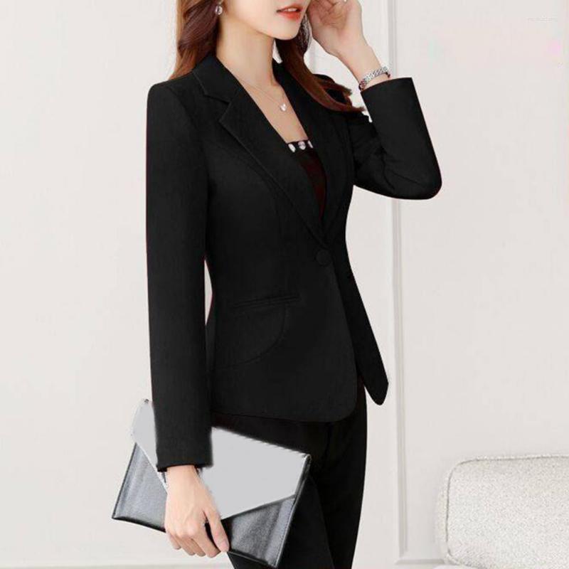 Women' Jackets Women Business Coat Single Button Office Lady Warm Plus Size Autumn Blazer For Meeting, Black
Women' Jackets Women Business Coat Single Button Office Lady Warm Plus Size Autumn Blazer For Meeting, Black