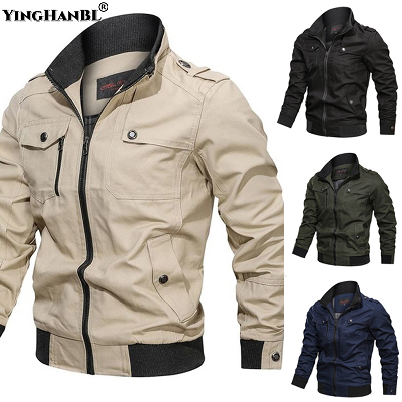 Men's Jackets Fashion Slim Bomber Windbreaker Coat Spring Autumn Jacket Men Army Mens Clothing Tactics Military Casual Cotton 221206, 03-khaki
Men's Jackets Fashion Slim Bomber Windbreaker Coat Spring Autumn Jacket Men Army Mens Clothing Tactics Military Casual Cotton 221206, 03-khaki