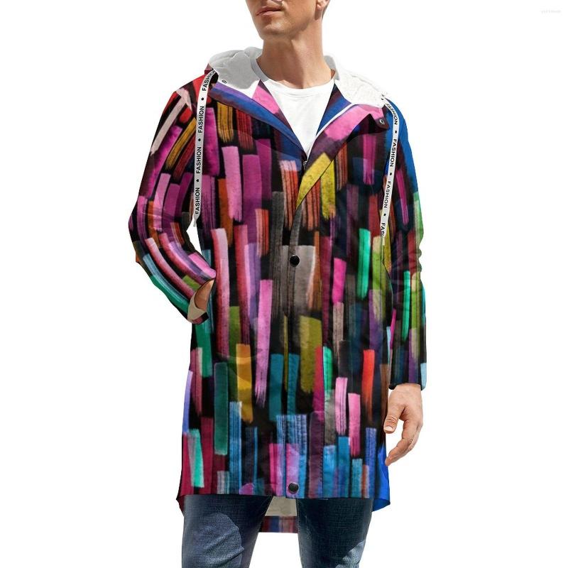 Men' Trench Coats Abstract Geometry Windbreak Watercolor Stripes Print Outdoor Thick Aesthetic Custom Casual Windproof Winter Jackets, Style-8
Men' Trench Coats Abstract Geometry Windbreak Watercolor Stripes Print Outdoor Thick Aesthetic Custom Casual Windproof Winter Jackets, Style-8