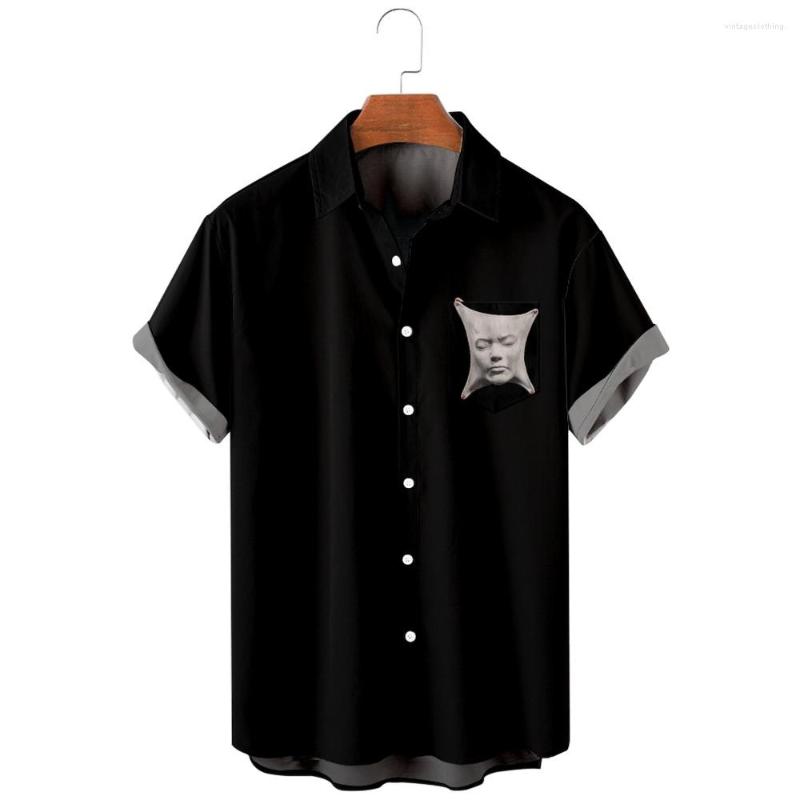 Men's Casual Shirts American Retro Creative Pattern Print Shirt Y2K Fashion Simple Style Hawaiian Beach Summer Pocket For Men, 3m37
Men's Casual Shirts American Retro Creative Pattern Print Shirt Y2K Fashion Simple Style Hawaiian Beach Summer Pocket For Men, 3m37