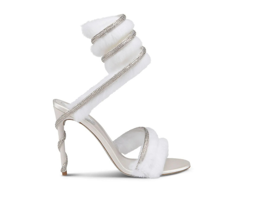 Luxury crystal-fur sandals Designer snake strap dress high heel Winter Plush Sandal white black Fur Fluffy pumps
Luxury crystal-fur sandals Designer snake strap dress high heel Winter Plush Sandal white black Fur Fluffy pumps