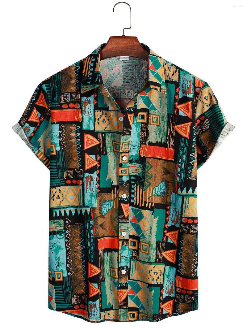 Men' Casual Shirts Men' Cotton Printing Short Sleeve Lapel Summer Tops Holiday Hawaiian, Multi
Men' Casual Shirts Men' Cotton Printing Short Sleeve Lapel Summer Tops Holiday Hawaiian, Multi
