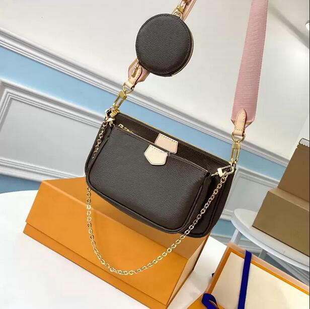 Women Designer 3pcs/set Crossbody bags designer Floral Genuine Leather Chains Zipper serial number Cross Body shoulder bag handbag, Pink
Women Designer 3pcs/set Crossbody bags designer Floral Genuine Leather Chains Zipper serial number Cross Body shoulder bag handbag, Pink