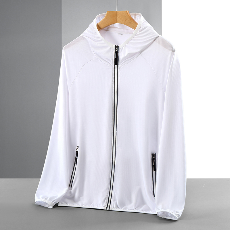 Men's Jackets UPF 50 UV Sun Protection Clothing Men Hoodie Windbreaker Breathable Ultrathin Sunscreen Outdoor Fishing Running 221206
