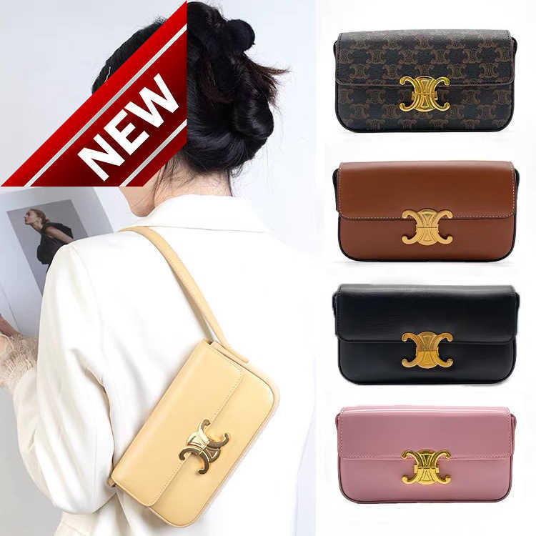 Women's Designer Bags 2021 New Women's Lisa the Same Arc De Triomphe Armpit French Stick One Shoulder Tofu Fashion Trendy Square Factory Direct Sales, Black4