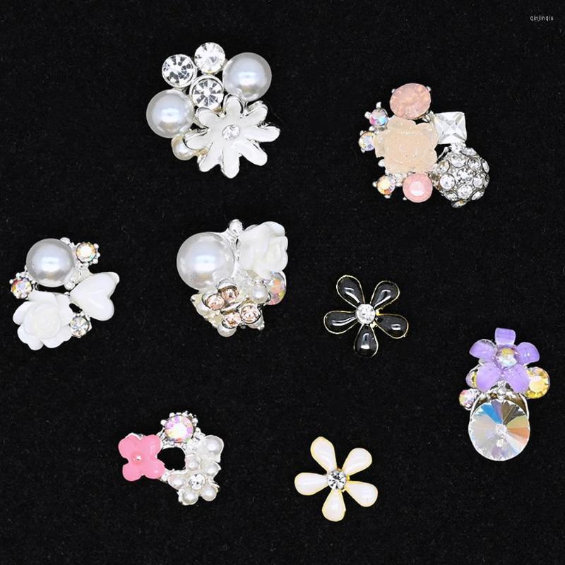 Nail Art Decorations 100pcs/Lot Alloy Crystal Rhinestones Acrylic Pearl Flower Accessaries Jewelry Diamond Charms Tc81
Nail Art Decorations 100pcs/Lot Alloy Crystal Rhinestones Acrylic Pearl Flower Accessaries Jewelry Diamond Charms Tc81