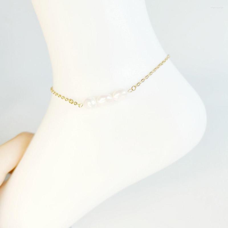 Anklets Everyday Jewelry Gifts Dainty Beach Beaded 18K Gold Plated Stainless Steel Freshwater Pearl Ankle Bracelets For Women
Anklets Everyday Jewelry Gifts Dainty Beach Beaded 18K Gold Plated Stainless Steel Freshwater Pearl Ankle Bracelets For Women