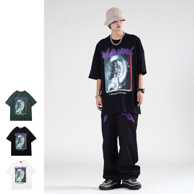 Men's T Shirts Summer Trend Art Abstract Printing Loose Oversize Couple Khmer Short-sleeved T-shirt Male Hip-hop Retro Casual Rock Cool, White
Men's T Shirts Summer Trend Art Abstract Printing Loose Oversize Couple Khmer Short-sleeved T-shirt Male Hip-hop Retro Casual Rock Cool, White