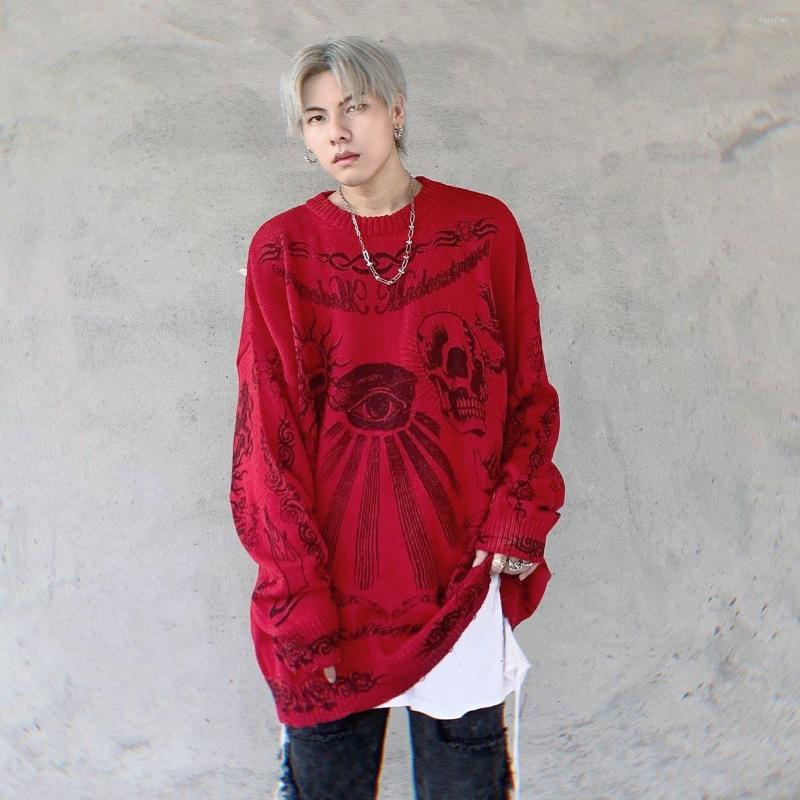 Men's Sweaters Harajuku Street Y2K Style Skull Graffiti Print Sweater Men And Women Oversize Loose Comfortable Jacket Ins
Men's Sweaters Harajuku Street Y2K Style Skull Graffiti Print Sweater Men And Women Oversize Loose Comfortable Jacket Ins