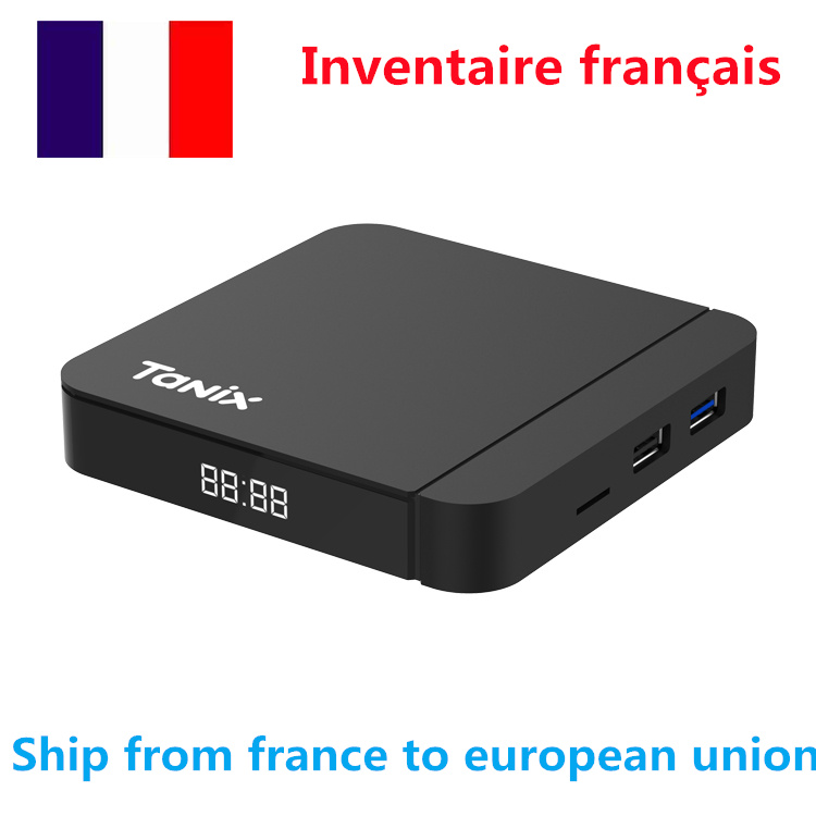 Ship From france Tanix W2 TV Box Android 11.0 Amlogic S905W2 2G16G TVBOX H.265 3D AV1 BT dual 2.4G 5G Wifi 4K