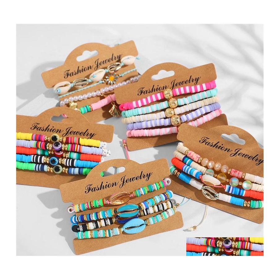 Charm Bracelets Charm Bracelets Boho Mtilayer Polymer Clay Set For Women Fashion Statement Shell Bracelet Bohemia Evil Eyes Big Bead Dhpyx
Charm Bracelets Charm Bracelets Boho Mtilayer Polymer Clay Set For Women Fashion Statement Shell Bracelet Bohemia Evil Eyes Big Bead Dhpyx