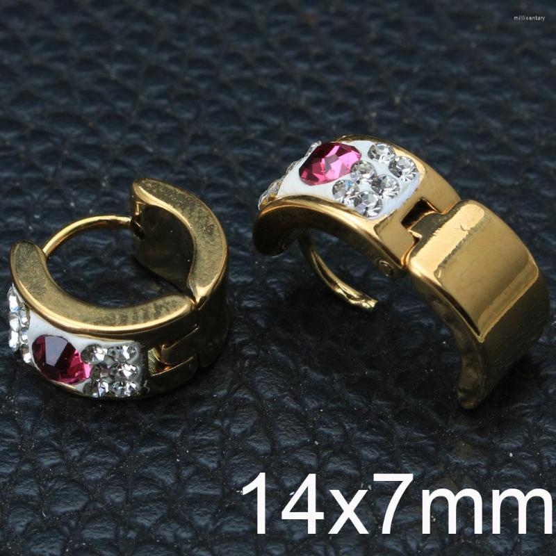 Hoop Earrings Fashion Stainless Steel Jewelry Multi Gold Color Huggie For Woman & Girl Party Gift EASKBAEP
Hoop Earrings Fashion Stainless Steel Jewelry Multi Gold Color Huggie For Woman & Girl Party Gift EASKBAEP