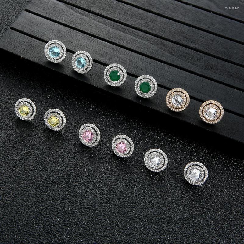 Stud Earrings Luxury Round For Women Wedding Cubic Zirconia Dubai Bridal Earring Jewelry Accessories E9496
Stud Earrings Luxury Round For Women Wedding Cubic Zirconia Dubai Bridal Earring Jewelry Accessories E9496