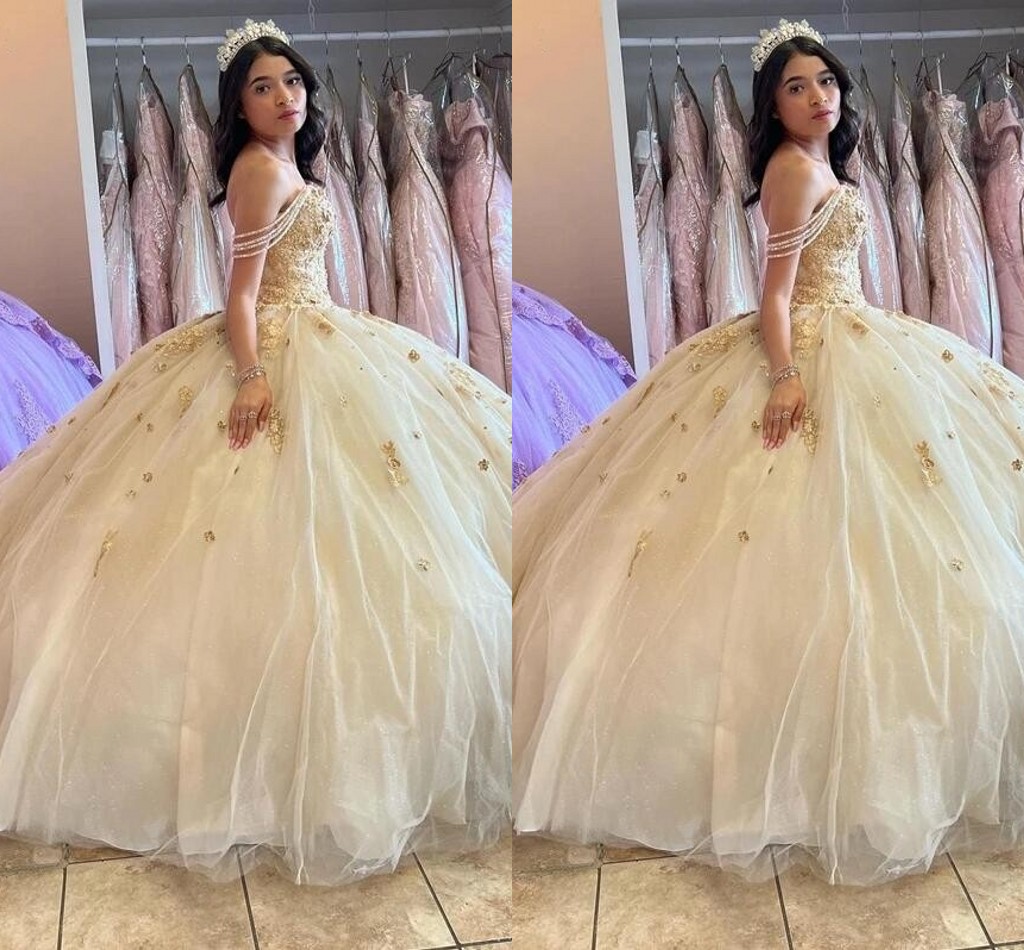 Champagne Ball Gown Quinceanera Dresses For Womens 2023 Beading Off The Shoulder Lace Applique Crystal Sweet 16 Dress Graudaiton Party Formal Gowns, Pink
Champagne Ball Gown Quinceanera Dresses For Womens 2023 Beading Off The Shoulder Lace Applique Crystal Sweet 16 Dress Graudaiton Party Formal Gowns, Pink