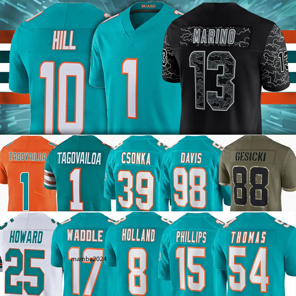Miamis 1 Tua Tagovailoa Football Jerseys Dolphins Tyreek Hill 17 Jaylen Waddle 8 Jevon Holland Chase Edmonds Jaelan Phillips Connor Williams Dan Marino Mike Gesicki, Men(hai tun)
Miamis 1 Tua Tagovailoa Football Jerseys Dolphins Tyreek Hill 17 Jaylen Waddle 8 Jevon Holland Chase Edmonds Jaelan Phillips Connor Williams Dan Marino Mike Gesicki, Men(hai tun)