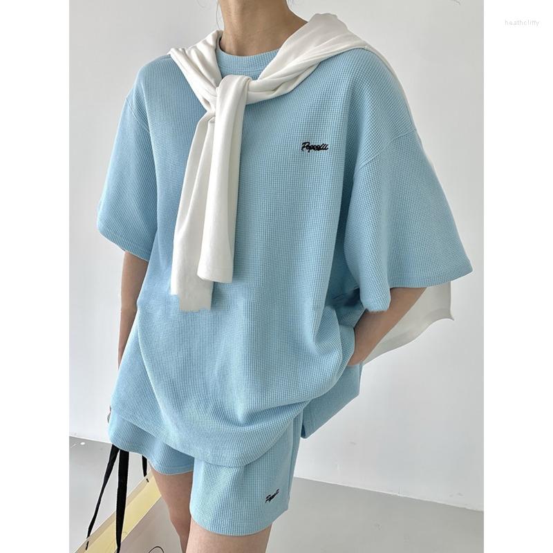 Women's Tracksuits Summer Women Tracksuit O Neck Loose Short Sleeve Letter Embroidery T-shirt Strench High Waist Shorts Casual Sports Two, Short sleeve suit
Women's Tracksuits Summer Women Tracksuit O Neck Loose Short Sleeve Letter Embroidery T-shirt Strench High Waist Shorts Casual Sports Two, Short sleeve suit