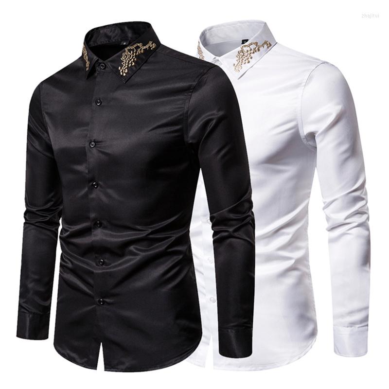 Men' Dress Shirts 2022 Spring And Autumn Embroidered Fashion Men' Long-sleeved Shirt Bottoming Tops Black Casual Party Simple Clothing
Men' Dress Shirts 2022 Spring And Autumn Embroidered Fashion Men' Long-sleeved Shirt Bottoming Tops Black Casual Party Simple Clothing