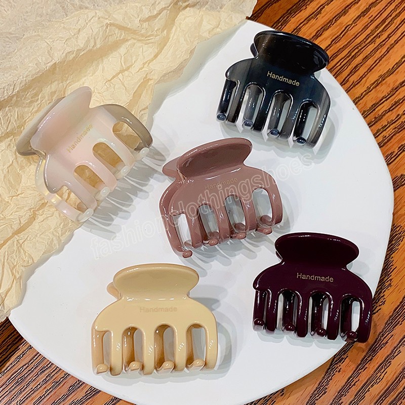 High-Grade Acetate Solid Small Hair Claw For Women Sweet Hairclips Hairpins Fashion Hair Accessories
High-Grade Acetate Solid Small Hair Claw For Women Sweet Hairclips Hairpins Fashion Hair Accessories