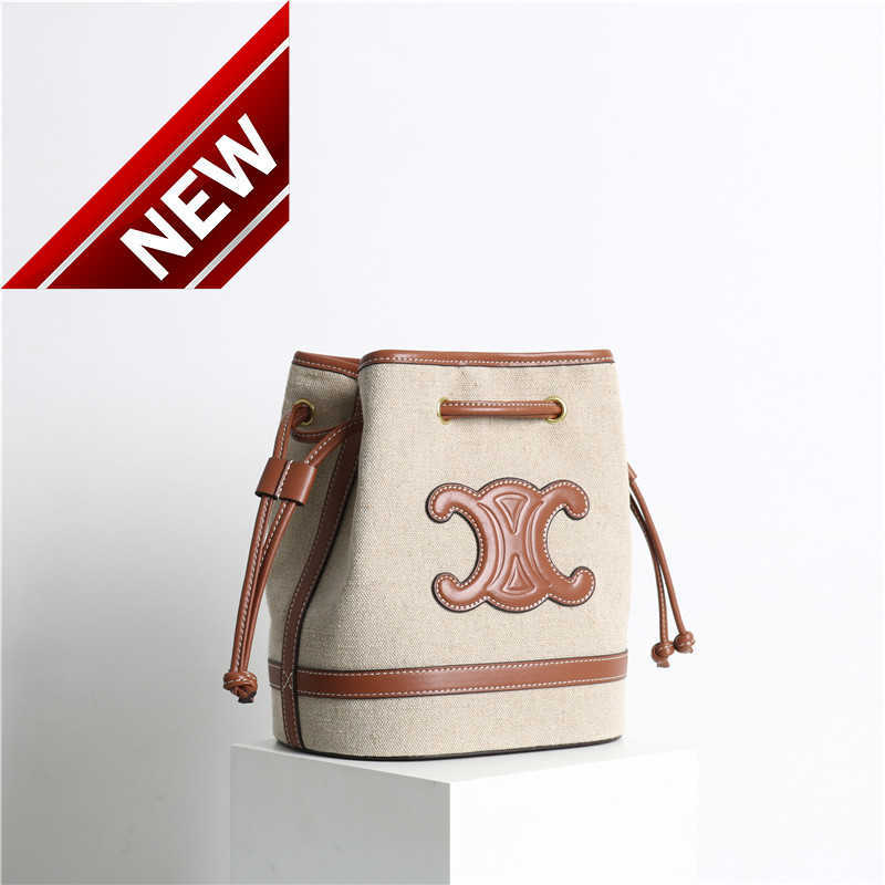 Women's Designer Bags Cowhide Canvas New Style Bucket in Summer 2023 Large Capacity Versatile Drawstring One Shoulder Hand Factory Direct Sales, Black6
Women's Designer Bags Cowhide Canvas New Style Bucket in Summer 2023 Large Capacity Versatile Drawstring One Shoulder Hand Factory Direct Sales, Black6