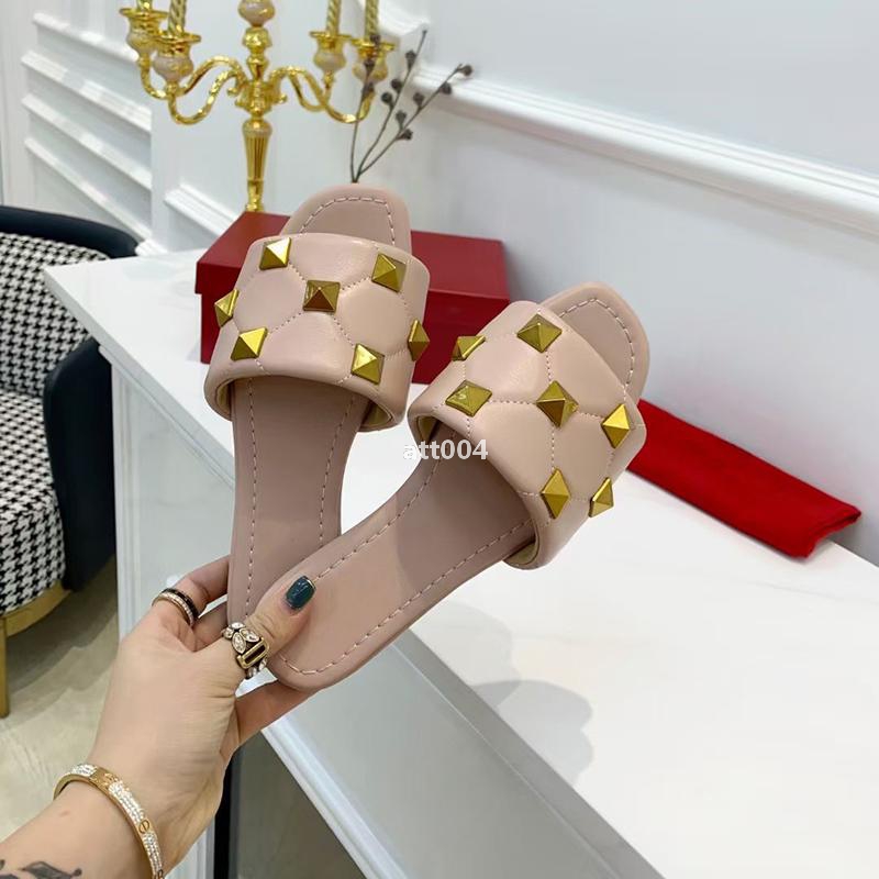 Designer Roman Stud Slide Sandal Women 65mm High Heels Nappa Rivet Flat Slippers Ladies Wedding Summer Shoes Bi valentinoes valentinoity AmU, Color 1
Designer Roman Stud Slide Sandal Women 65mm High Heels Nappa Rivet Flat Slippers Ladies Wedding Summer Shoes Bi valentinoes valentinoity AmU, Color 1