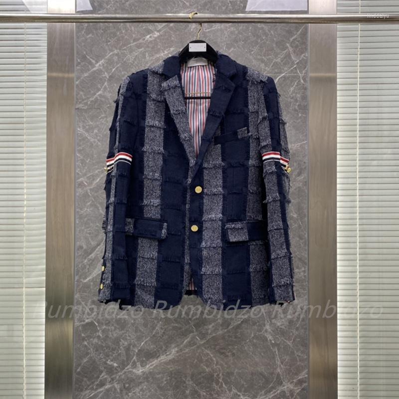 Women's Suits Blazers Fashion Brand Quality Tassel Stitching Suit Coat Striped Plaid Men Dress Up Tops Big Size Clothing Party, Navy blue
Women's Suits Blazers Fashion Brand Quality Tassel Stitching Suit Coat Striped Plaid Men Dress Up Tops Big Size Clothing Party, Navy blue