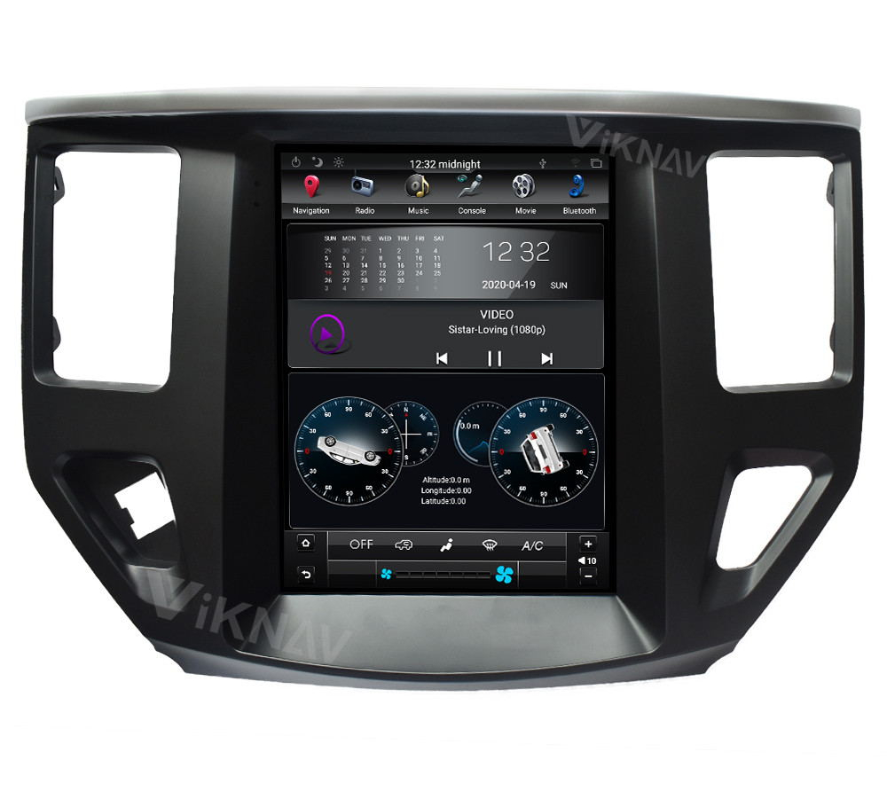 10.4 Inch PX8 64G Carplay Radio For Nissan Pathfinder 2012-2019 1080P HD 4G WIFI Navigation GPS Original Car Function Plug&Play