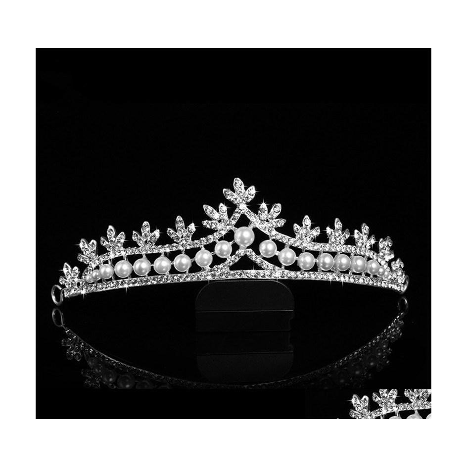 Wedding Hair Jewelry Romantic Korean Style Pearl Rhinestone Wedding Tiaras And Crown Female Highquality Women Beautif Accessorios Dr Dhgiu
Wedding Hair Jewelry Romantic Korean Style Pearl Rhinestone Wedding Tiaras And Crown Female Highquality Women Beautif Accessorios Dr Dhgiu