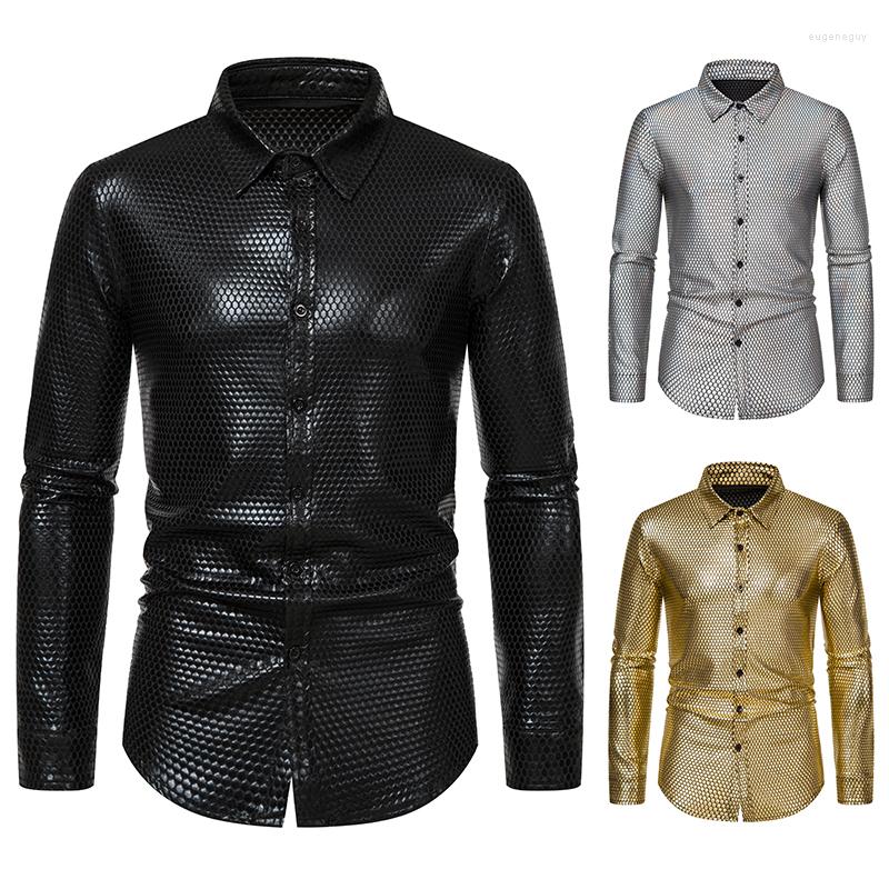 Men's Dress Shirts Men's Retro 70's Disco Clothing Diamond Lattice Bronzing Stage Printing Casual For Men Free, Black shirt men
Men's Dress Shirts Men's Retro 70's Disco Clothing Diamond Lattice Bronzing Stage Printing Casual For Men Free, Black shirt men