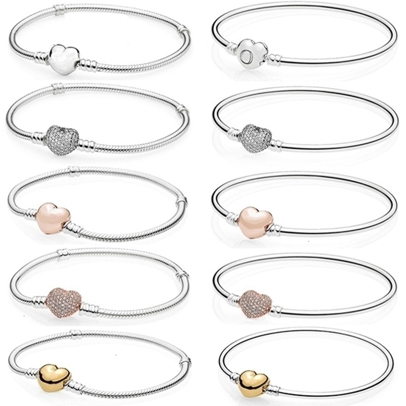 Charm Bracelets 100 925 Sterling Silver Rose Gold Heart Clear CZ Bead Fit DIY Jewelry Gift The Factory Wholesale 221206
Charm Bracelets 100 925 Sterling Silver Rose Gold Heart Clear CZ Bead Fit DIY Jewelry Gift The Factory Wholesale 221206